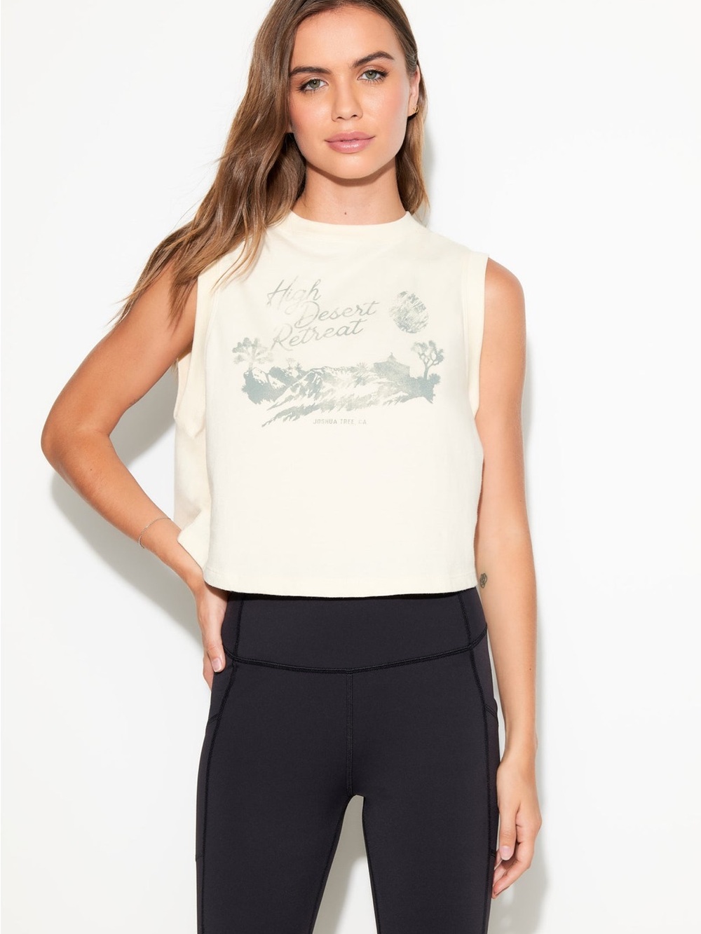 Spiritual Gangster Retreat Crawford Crop Tank size XS